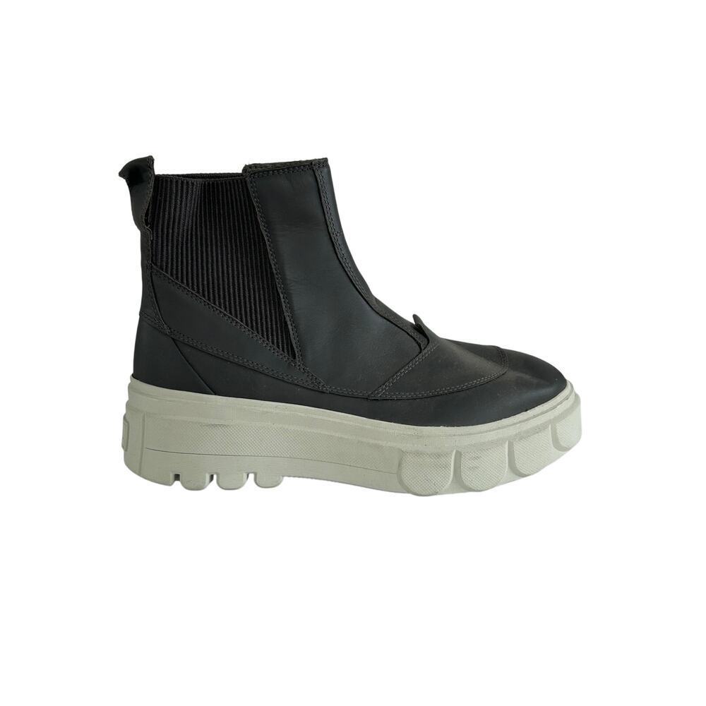 Sorel Caribou X Waterproof Platform Chelsea‎ Black Women's Boot Sz 10.5 - Picture 4 of 13